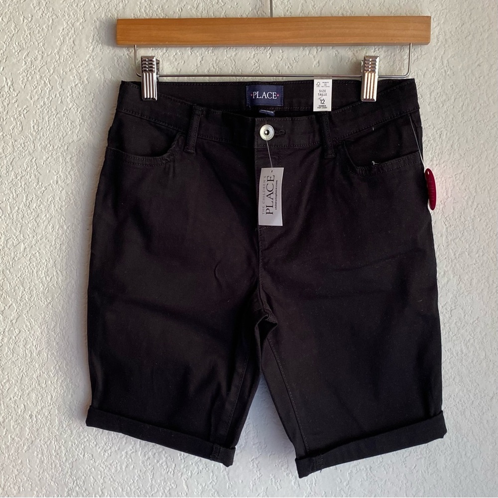 Children’s Place Size 12 Classic Black Shorts